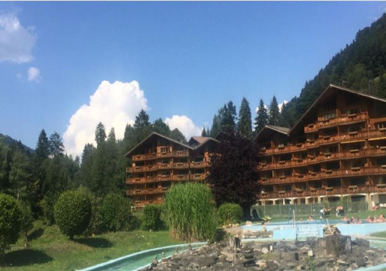 Studio - La Vieze Thermes Park Apartment Val dʼIlliez Exterior foto