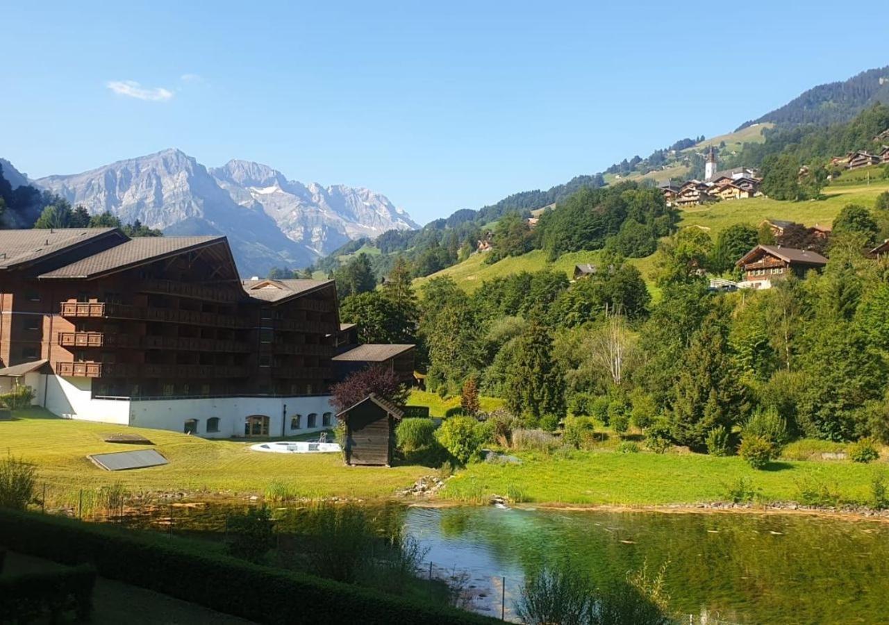 Studio - La Vieze Thermes Park Apartment Val dʼIlliez Exterior foto