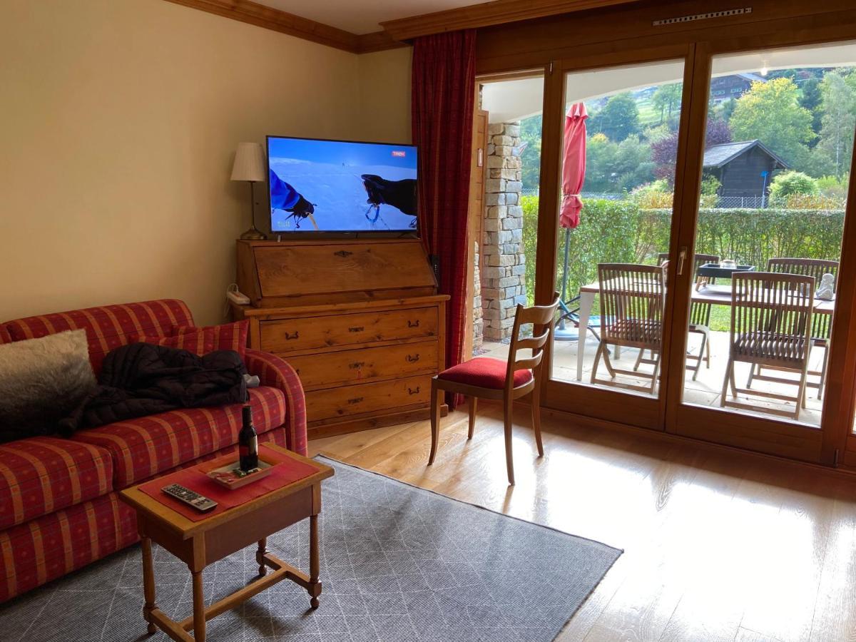 Studio - La Vieze Thermes Park Apartment Val dʼIlliez Exterior foto